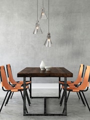 Searchlight Grey Ursinia 3 Light Multi Drop Pendant Ceiling Light - Image 1 of 4
