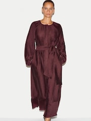 Jigsaw Red Textured Long Sleeve Dress - Image 3 of 6
