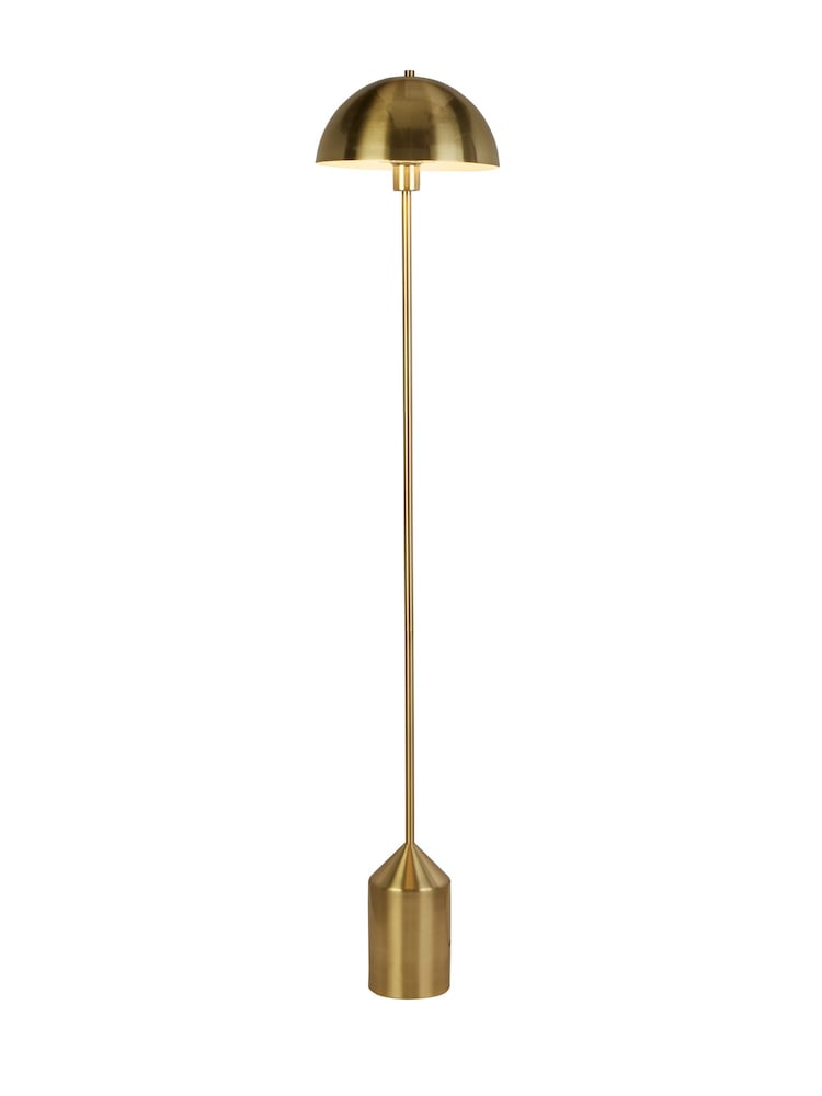 Searchlight Brass Snowball Dome Floor Lamp - Image 2 of 4