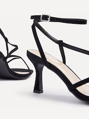 Linzi Black Cassie Wide Fit Strappy Heeled Sandals - Image 4 of 5