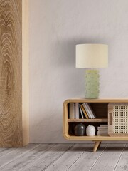 Searchlight Sage Green Bethlehem Bobble Table Lamp - Image 1 of 4