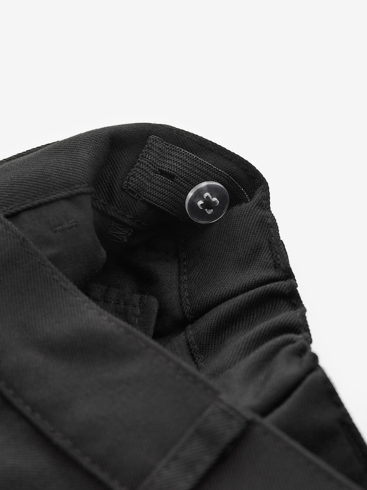 Zwart - Formele schoolbroek met smalle pijpen (3 - 17 jr) - Image 6 of 8