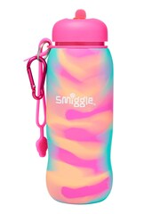 Smiggle Pink Vivid Silicone Roll Up Drink Bottle - Image 1 of 3