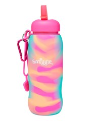 Smiggle Pink Vivid Silicone Roll Up Drink Bottle - Image 2 of 3