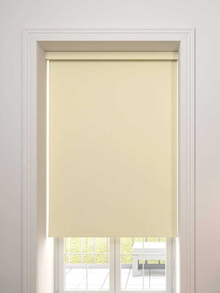 Cream Haig Made To Measure Blackout Roller Blind - Image 1 of 5