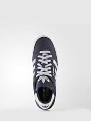 adidas Originals Navy Samba Suede Trainers - Image 5 of 8