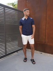 CAPO Blue Soft Button Through Shirt - Image 4 of 4