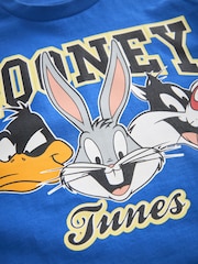 Cobalt Blue Looney Tunes Short Sleeve 100% Cotton T-Shirt (3mths-8yrs) - Image 3 of 3