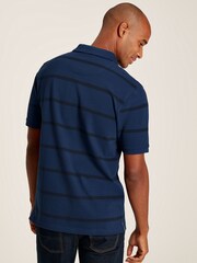 Joules Filbert Blue Classic Fit Striped Polo Shirt - Image 3 of 6