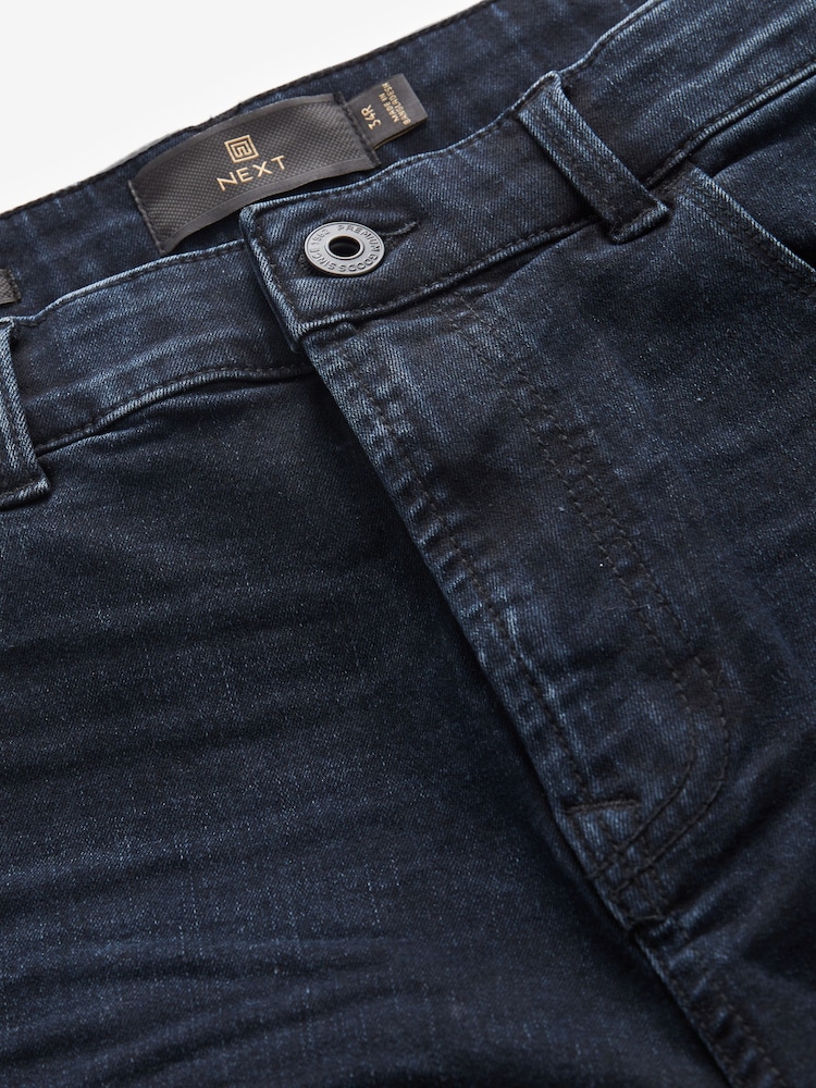 Blue Black Single Slim Fit Classic Stretch Jeans - Image 7 of 9