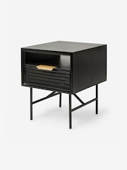 MADE.COM Grey Haines Mango Wood Bedside Table - Image 5 of 8