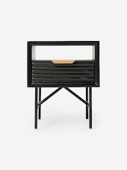 MADE.COM Grey Haines Mango Wood Bedside Table - Image 6 of 8