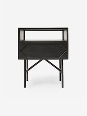 MADE.COM Grey Haines Mango Wood Bedside Table - Image 7 of 8