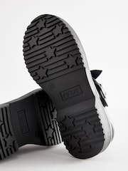 Navy Patent Standard Fit (F) Bow Chunky Mary Jane School Shoes - Image 5 of 6
