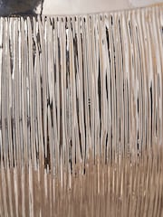 Pacific Silver Gemini Etched Ceramic Table Lamp - Image 4 of 4