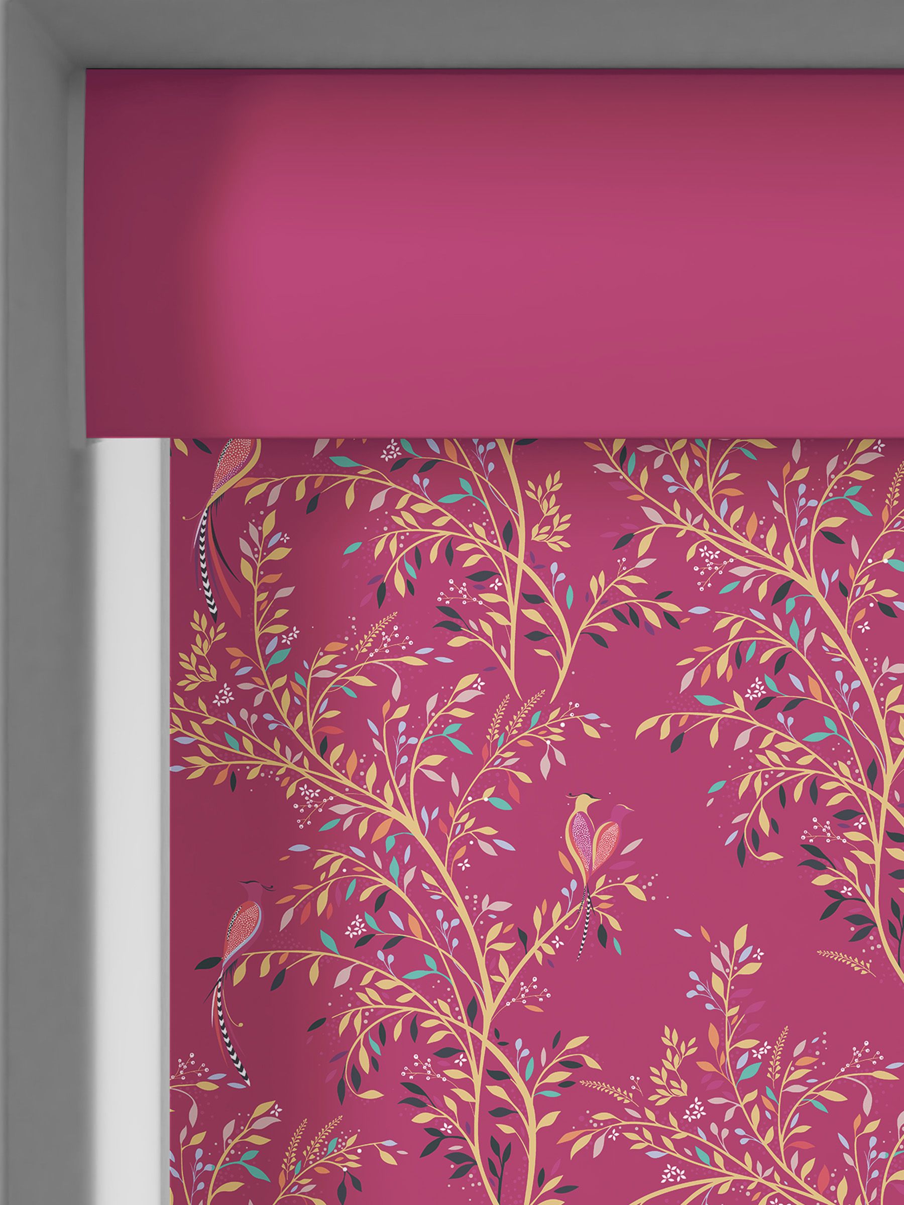 Buy Sara Miller Fuchsia Pink Birds of Paradise Made to Measure