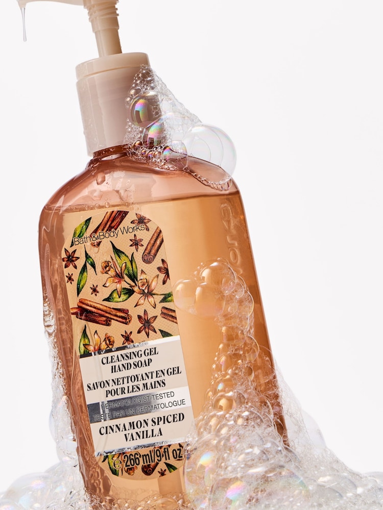 Bath & Body Works Cinnamon Spiced Vanilla Cleansing Gel Hand Soap 266ml - Image 2 of 5 Bath & Body Works Cinnamon Spiced Vanilla Cleansing Gel Hand Soap 266ml - Image 2 of 5