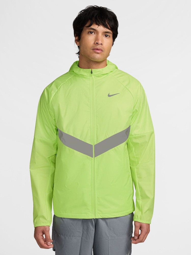 Nike Yellow Miler ThermaFIT Winterized Running Jacket - Image 1 of 3 Nike Yellow Miler ThermaFIT Winterized Running Jacket - Image 1 of 3