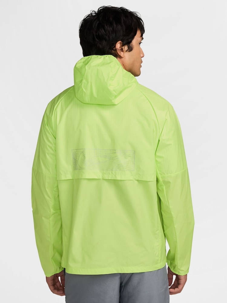 Nike Yellow Miler ThermaFIT Winterized Running Jacket - Image 2 of 3 Nike Yellow Miler ThermaFIT Winterized Running Jacket - Image 2 of 3