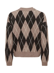 JDY Argyle Knit Jumper - Bilde 4 av 5