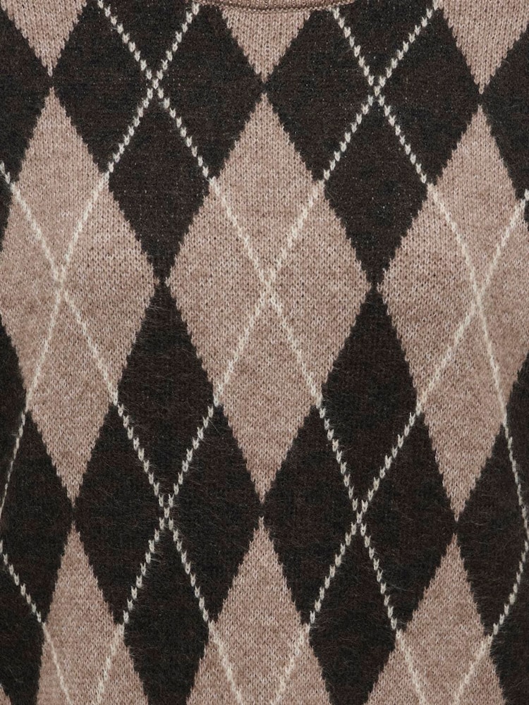 JDY Argyle Knit Jumper - Bilde 5 av 5