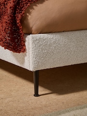 MADE.COM White Montie Bed in Boucle - Image 2 of 5