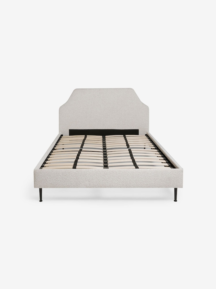 MADE.COM White Montie Bed in Boucle - Image 5 of 5