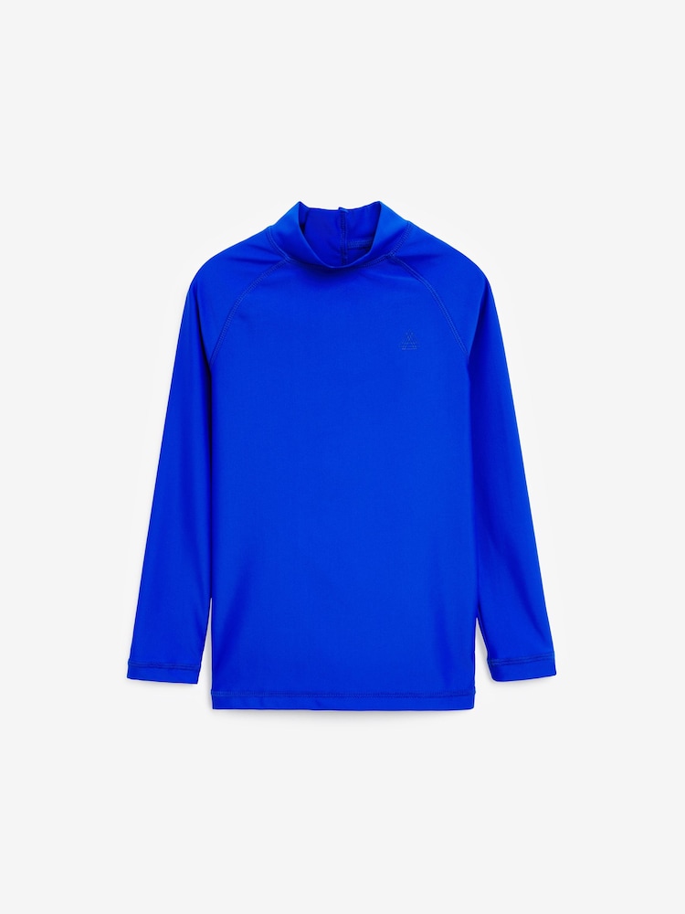 Cobalt Blue Long Sleeve Sunsafe Rash Vest (1.5-16yrs) - Image 1 of 4