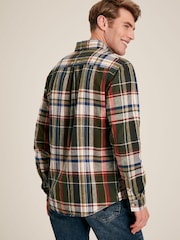 Joules Madras Green Long Sleeve Cotton Check Shirt - Image 2 of 7
