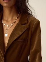 Monsoon Green Velvet Blazer - Image 2 of 4