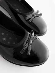 Schwarzes Lackleder - Ballerinas aus Leder für die Schule - Image 7 of 8
