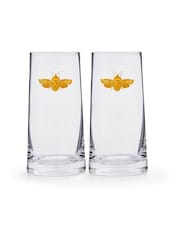 Spode Set of 2 Clear Creatures of Curiosity Hi Ball Glasses - Image 3 of 4