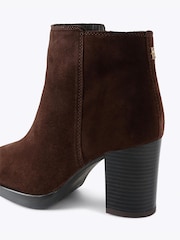 KG Kurt Geiger Brown Sage Suede Ankle Boots - Image 4 of 4