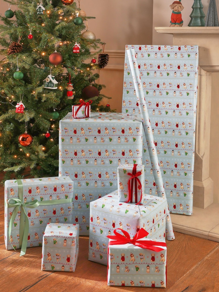 Charlie Dog Extra Wide, 10m Christmas Wrapping Paper - Image 1 of 1