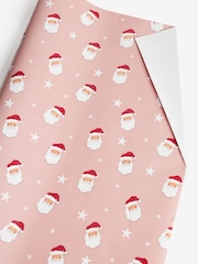Pink Santa Extra Wide, 10m Christmas Wrapping Paper - Image 3 of 4