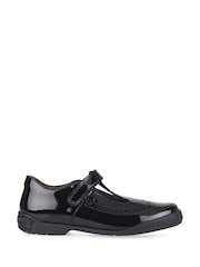 Start-Rite Leapfrog T Bar Black Patent Leather School Shoes F & G Fit - Image 1 of 6