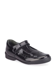 Start-Rite Leapfrog T Bar Black Patent Leather School Shoes F & G Fit - Image 4 of 6
