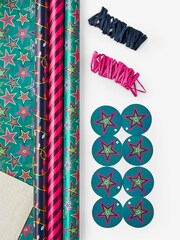 Brights Set of 3, 3m Christmas Wrapping Paper - Image 3 of 3