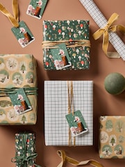 Forest Friends Set of 3, 3m Christmas Wrapping Paper - Image 1 of 3