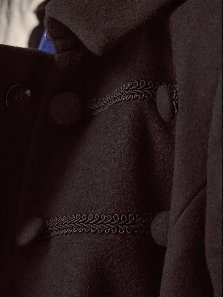Monsoon Black Katie Military Coat - Image 2 of 5 Monsoon Black Katie Military Coat - Image 2 of 5