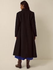 Monsoon Black Katie Military Coat - Image 3 of 5