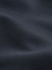 Navy Blue Slim Fit Smart Twill Side Adjuster Trousers - Image 9 of 9