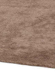 Asiatic Rugs Mink Brown Milo Soft Touch Lustre Rug - Image 3 of 5