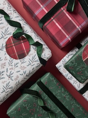 Green Berries Luxury Set of 3, 3m Christmas Wrapping Paper - Image 2 of 4
