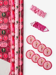 Pink Nutcracker Set of 3, 3m Christmas Wrapping Paper - Image 3 of 3