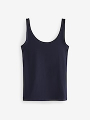 Blue Navy Thick Strap Vest - Image 5 of 6