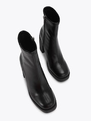 KG Kurt Geiger Black Twist Heeled Ankle Boots - Image 3 of 4