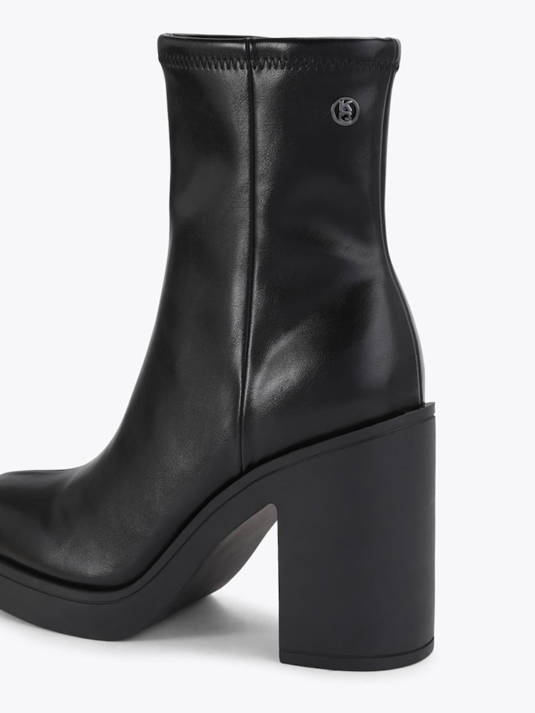 KG Kurt Geiger Black Twist Heeled Ankle Boots - Image 4 of 4 KG Kurt Geiger Black Twist Heeled Ankle Boots - Image 4 of 4