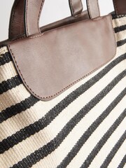 Natural Nautical Stripe Large Holdall Bag - Image 9 of 10