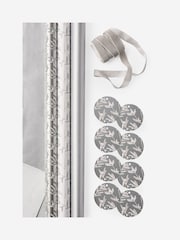 Silver Berries Luxury Set of 3, 3m Christmas Wrapping Paper - Image 3 of 3
